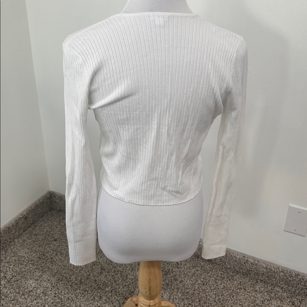 🍀 Garage Ribbed Cardigan - Picture 3 of 4